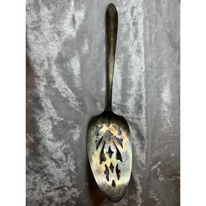 National Silver Co. Siverplate 1930's Princess Royal Pie Server Slotted Serving